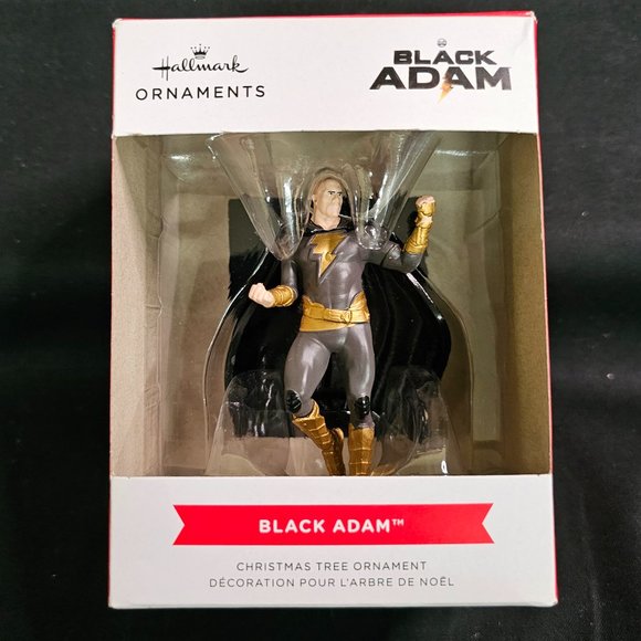 DC Comics BLACK ADAM MOVIE Hallmark Christmas Ornament NEW in Box - Picture 2 of 5